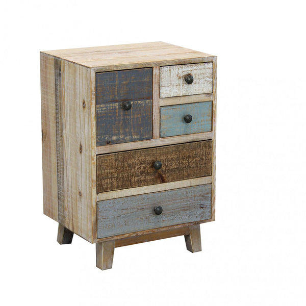 Wilson Schrank 45x35x64 h cm in mehrfarbigem Holz sconto