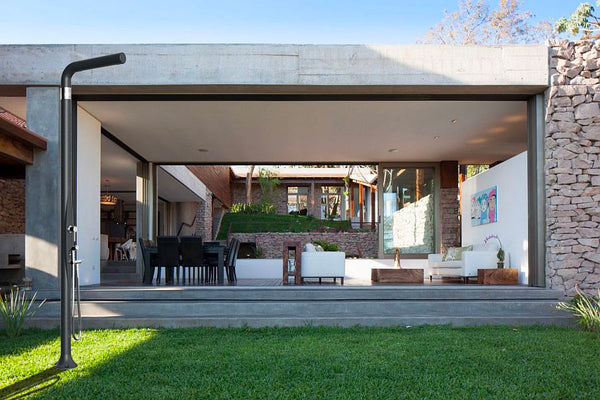 sconto Doccia da Giardino Miscelatore e Doccetta Arkema Funny Yang Top Line Perla Bianca