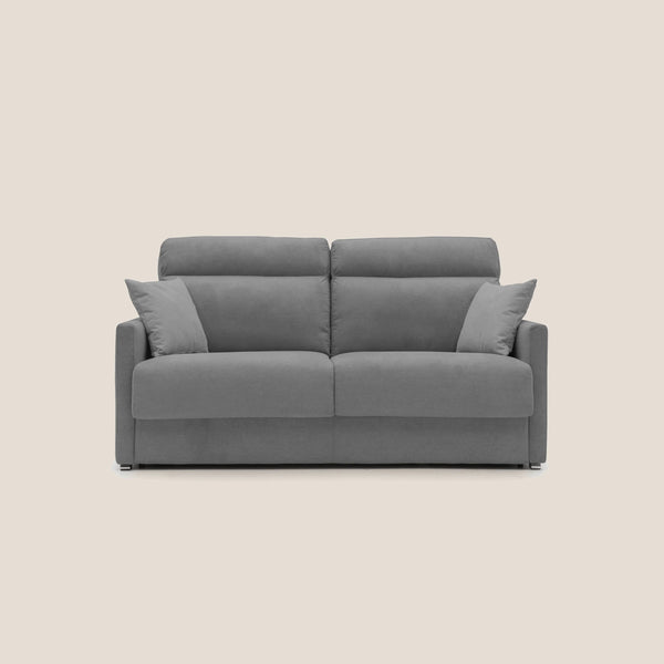 Divano Letto 2 Posti 176x102x97 cm in Tessuto Grigio prezzo