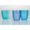 Set 4 Bicchieri Acqua Imperial Ocean in Vetro VdE Tivoli 1996 Trasparente Blu