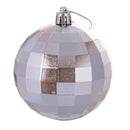 Set 8 Palle di Natale Ø8 cm in Plastica Argento