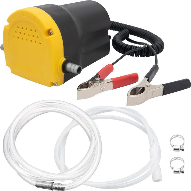 Pompa Estrattore 60W 12V per Aspirazione Olio Motore e Gasolio Auto e Moto
