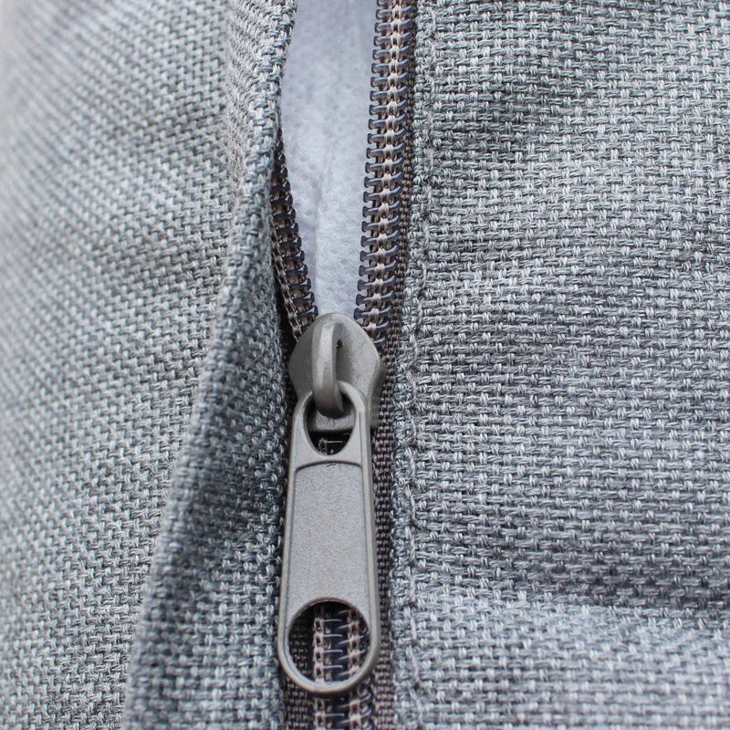 Salotto Angolare Surabaya con Cuscini in Alluminio Antracite