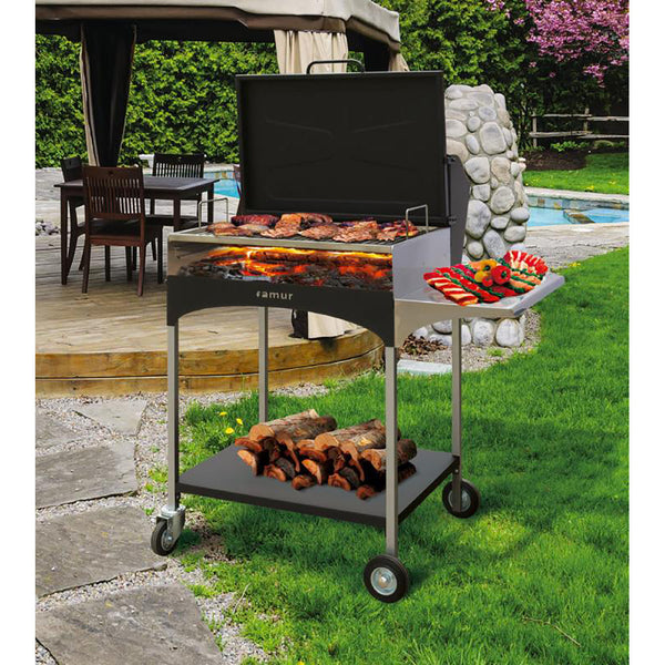 online Holzgrill mit Famur BK 8 Elite Steel Grill