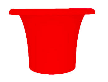 acquista Vaso Ø72x50 cm in Resina Arkema Tummy Vase Cherry