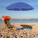 Ombrellone da Giardino Ø180 cm in alluminio telo in poliestere Blu