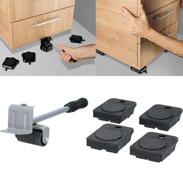 Set Ruote Sposta Mobili Pesanti con Asta Cambio Sollevamento Divano Tavolo Kinzo prezzo
