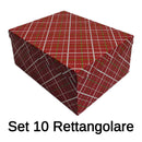 Set 10 Scatole Rettangolari in cartone