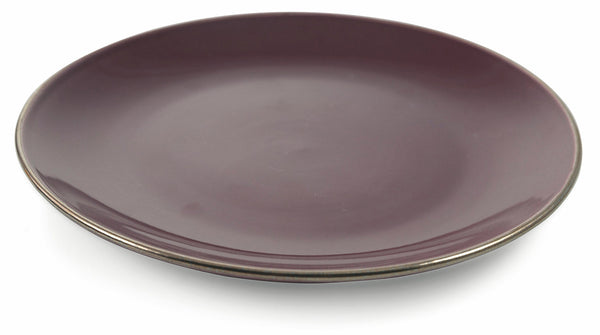 Set 6 Speiseteller aus Steingut Ø26,5x2,5 cm Villa d'Este Home Tivoli Royal Passion Violett prezzo