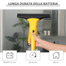 Lavavetri Aspiragocce a Batteria Ricaricabile con Spruzzino Giallo