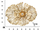 Lampada da Muro Ibis 79x12x60 cm in Ferro Oro