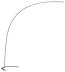 Piantana da Interno a LED in Metallo Titanio