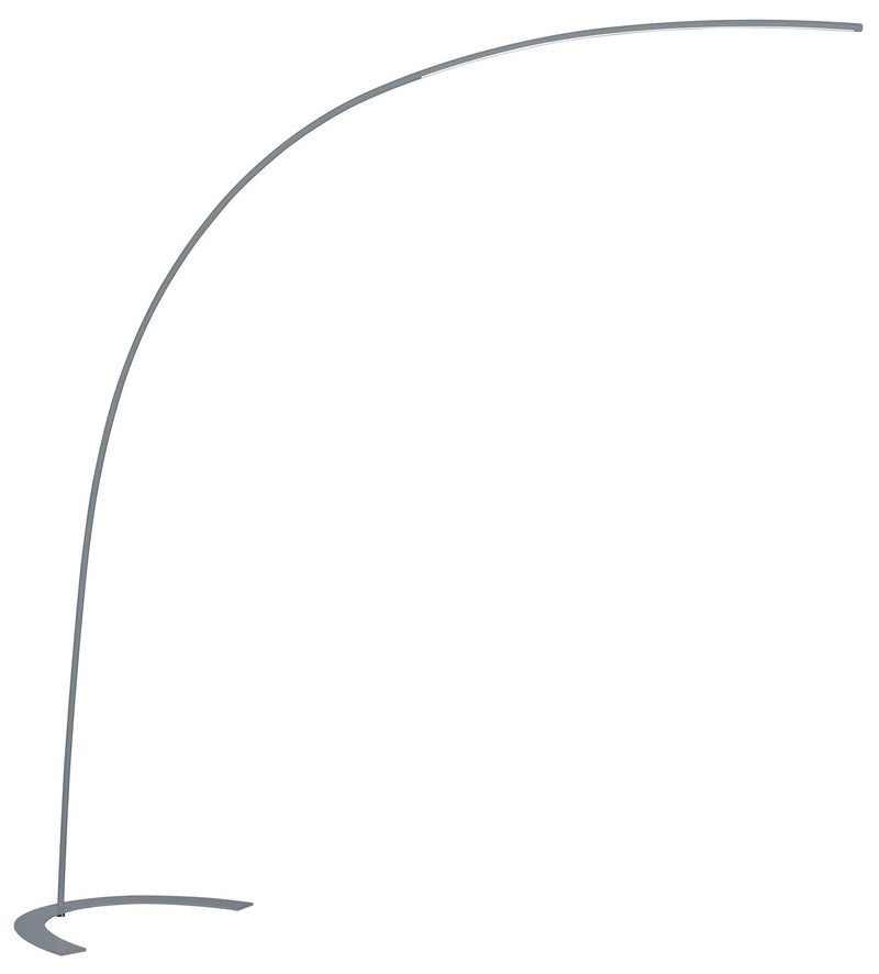 Piantana da Interno a LED in Metallo Titanio