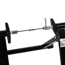 Rullo Pieghevole per Bicicletta Allenamento in Casa Nero 54.5x47.2x39.1 cm 