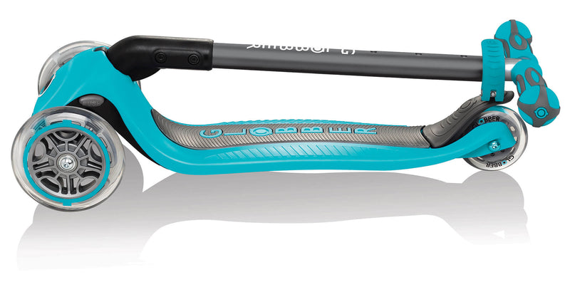 Monopattino Passeggino Triciclo a 3 Ruote Globber Go-UP Deluxe Turchese