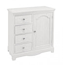 Credenza Blanc 1 Anta 4 Cassetti in Legno