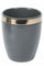 Set mit 6 Wassergläsern aus Steinzeug 330 ml Villa d'Este Home Tivoli Hellgrau Naima