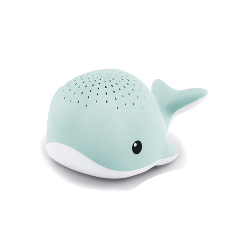 Balena Proiettore Cielo e Goccioline 9x15x8 cm in Plastica Blu/Bianco