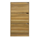 Scarpiera 3 ante 63x115x24 cm in Legno Melaminico Naturale