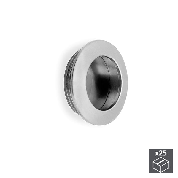 Möbelknopf 41 mm Zamak Satin Nickel 25 Stück Emuca acquista