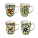Set 4 Tazzine da Caffè Ø5,8x6,8 cm in New Bone China VdE Tivoli 1996 Costiera