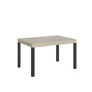  Tavolo Allungabile 120-204x80x77 cm Everyday Cashmere Telaio Antracite
