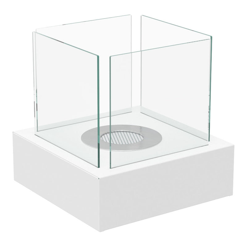 Camino a Bioetanolo da Tavolo 30x30 cm Flig Provicence 3 Bianco