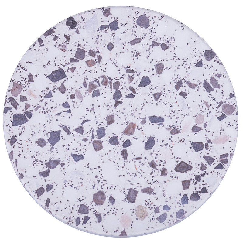 Set 6 Sottobicchieri Ø10x1 cm  in Ceramica VdE Tivoli 1996 Terrazzo