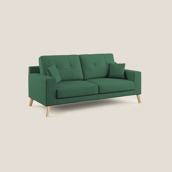 online Divano 3 Posti 186x95x91 cm in Tessuto Verde