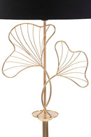 Lampada da Terra Leaves Ø 38x167 cm in Ferro e Poliestere