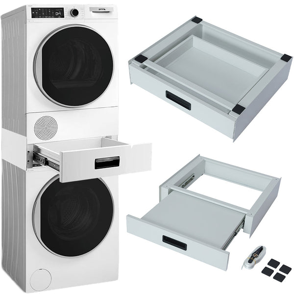 sconto Kit di Congiunzione Supporto per Lavatrici e Asciugatrici con Cassetto Estraibile