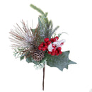 Set 24 Pick Berries Ice H24 cm Rosso