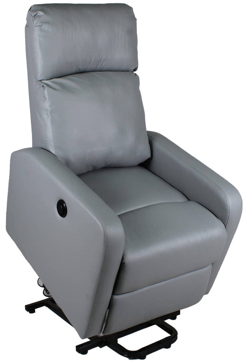 Poltrona Alzapersona Elettrica 1 Motore in Similpelle Vandi Panna