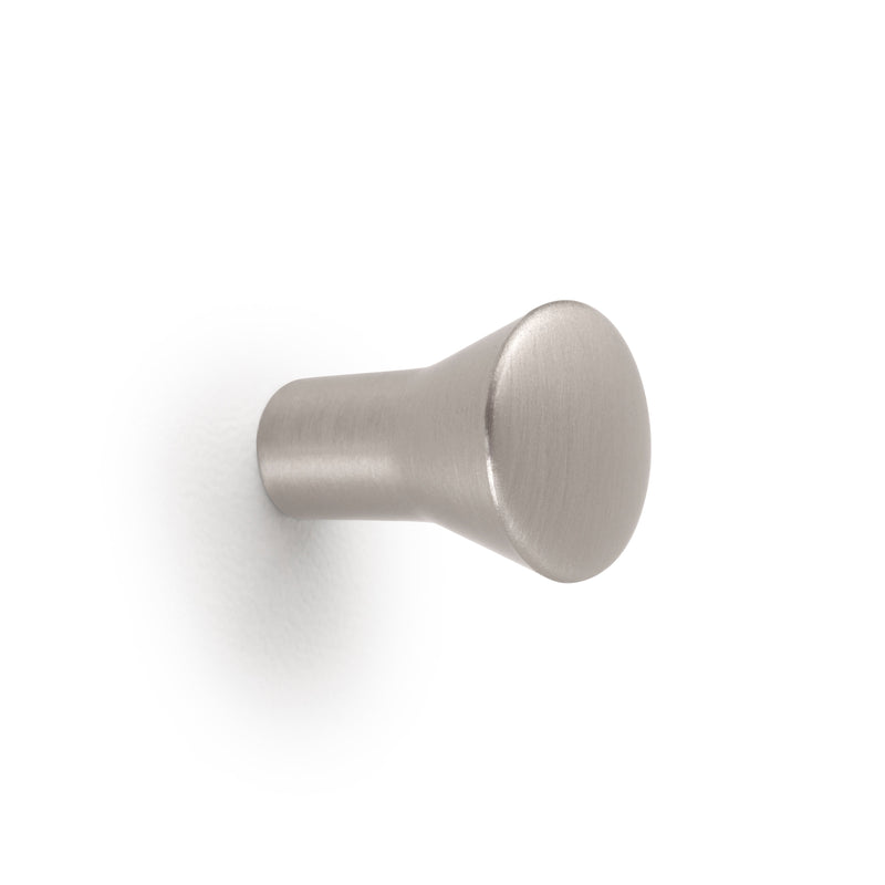 Pomolo per Mobile 16 mm Zama Nichel Satinato 25 Pezzi Emuca