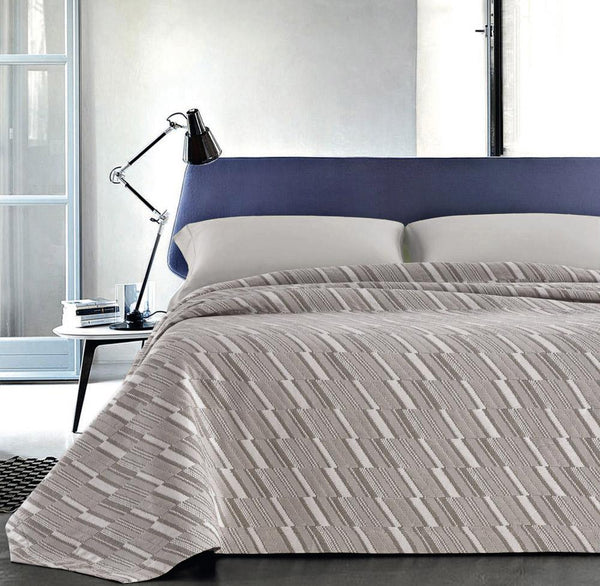 online Cober Affi Graf Tortora Tagesdecke aus garngefärbtem Jacquard in verschiedenen Größen