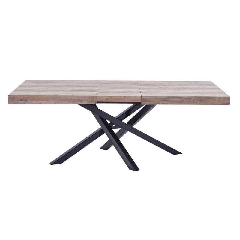 Tavolo da Pranzo Allungabile 200x76x90 cm in Legno Nobilitato Rovere