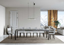  Tavolo Allungabile 160-244x80x77 cm Everyday Cemento 