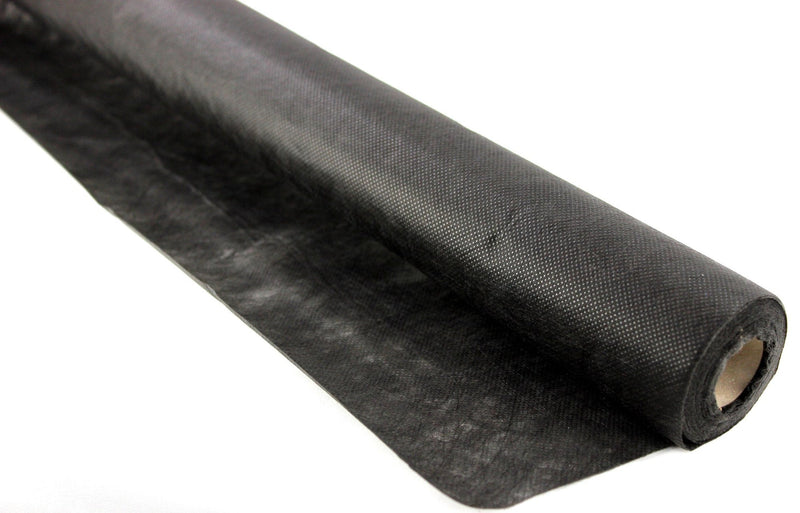 Telo Pacciamatura da Giardino in TNT 1,6x5m Bauer Nero