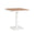 Tavolo da Esterno 75x75x75h cm in Alluminio e Acciaio E-Coating Zelmar Bianco