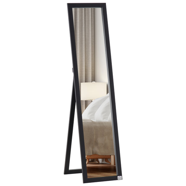 Specchio da Pavimento o Parete 37x48x152 cm Cornice in MDF Nero acquista