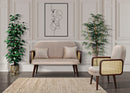 Poltrona 77x80x93 cm in Tessuto Imbottito