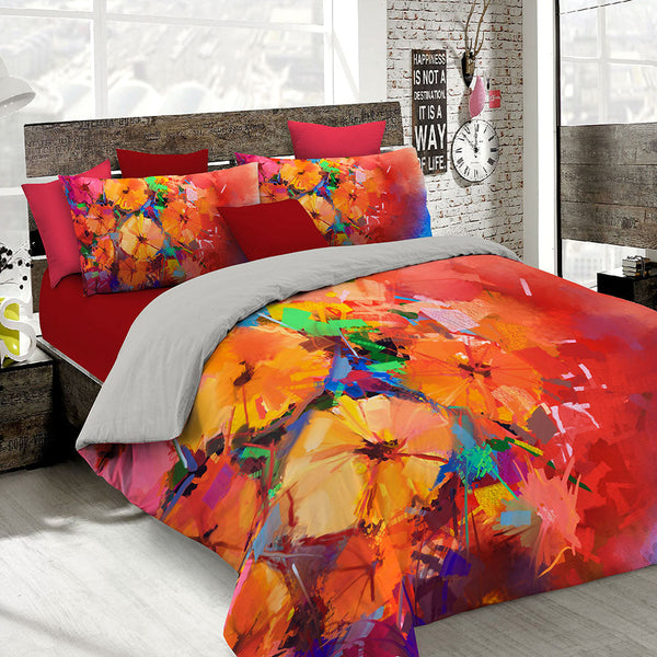 acquista Bettbezug mit Aufdruck auf der Doppeltasche und den Kissenbezügen