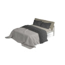 Set Lenzuola con Stampa Sopra Sotto e Federe Stars Grigio Varie Misure