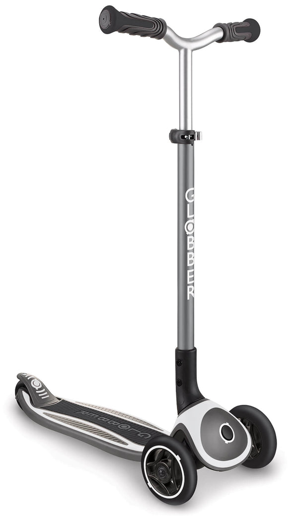 Scooter 3 Räder Klappbar 5 Höhen Max 50 Kg Globber Master Grau und Weiß sconto