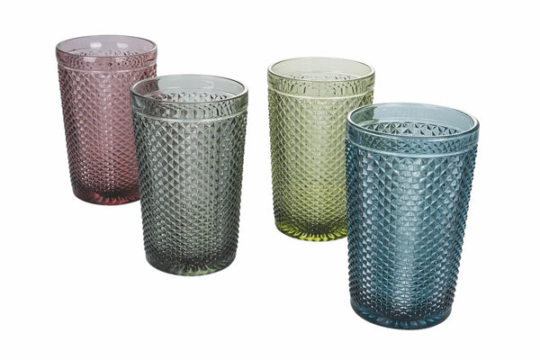Set mit 4 Glasbechern 350 ml Villa d'Este Home Tivoli Rombi prezzo