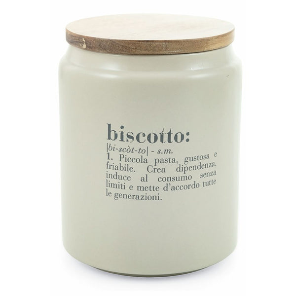 prezzo Keksdose aus Steinzeug 1,75 Liter Villa D'este Home Tivoli Grau