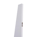 Libreria 5 Ripiani Aperti Design Moderno in Legno Bianco 50x40x195 cm 