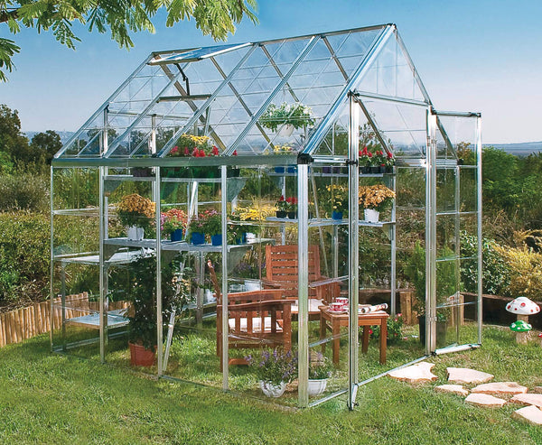 Aluminium-Gartengewächshaus-Polycarbonatplatten Rama Doritis Large acquista