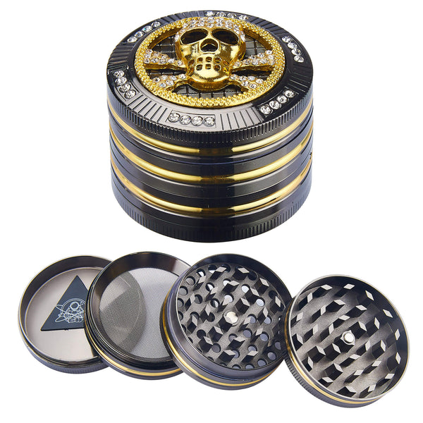 Grinder Ø50 mm 4 Ebenen für Gewürze, Kräuter und Tabakschädel acquista