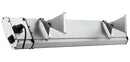 Pannello Radiante Riscaldante Elettrico da Esterno 122,5x17,7x6 cm 1800W Sined Calore Nero